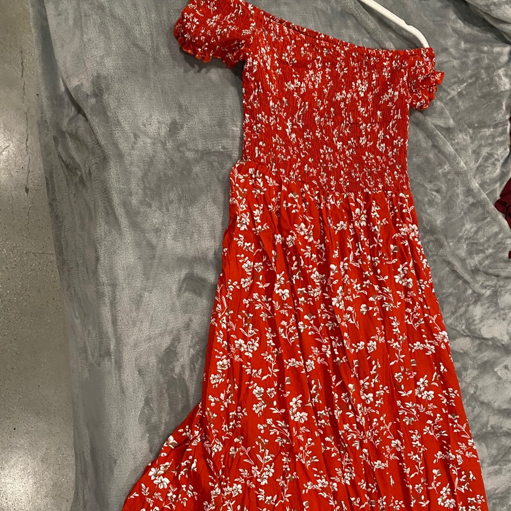 SHEIN long dress off the shoulder
